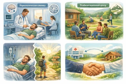 Реабилитационный центр и наркологическая клиника: в чем разница?