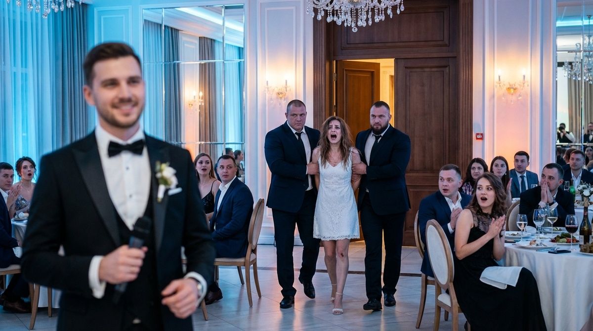 Как незваная гостья попыталась сорвать свадьбу, но столкнулась с профессиональной охраной