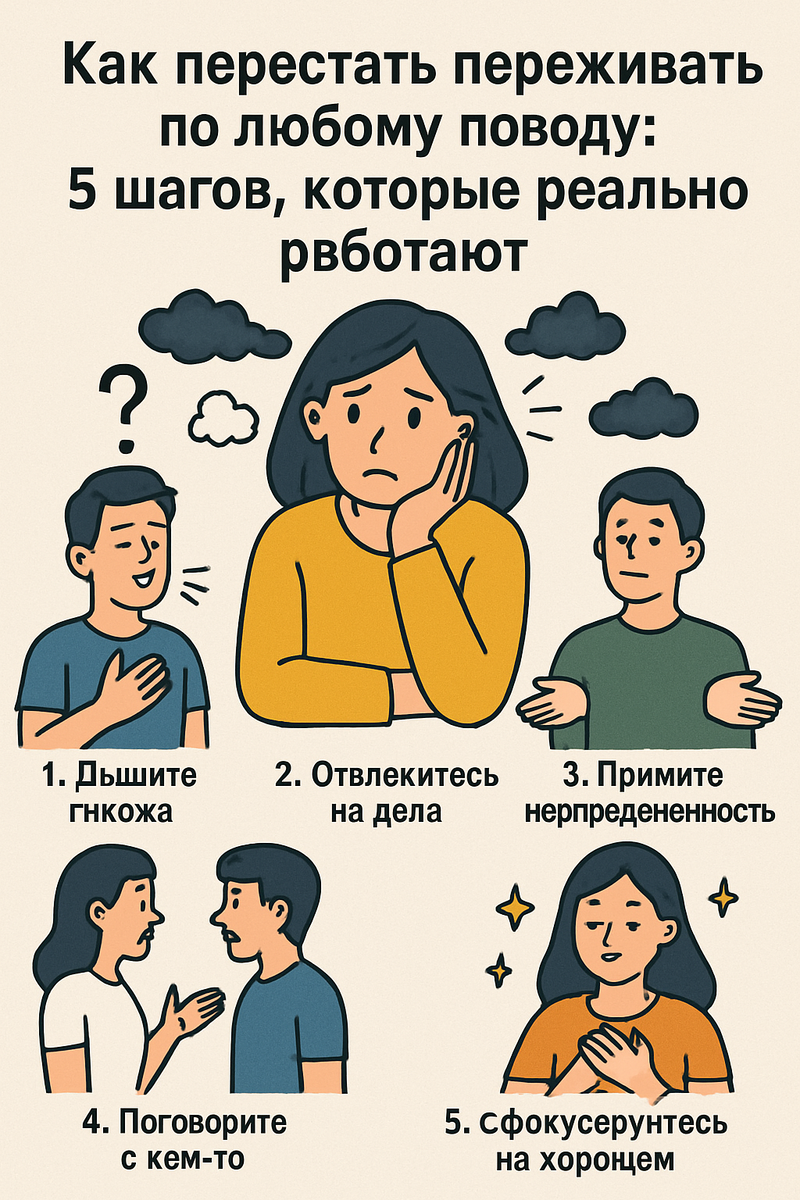 Как освободиться от бесконечных переживаний: эффективные стратегии