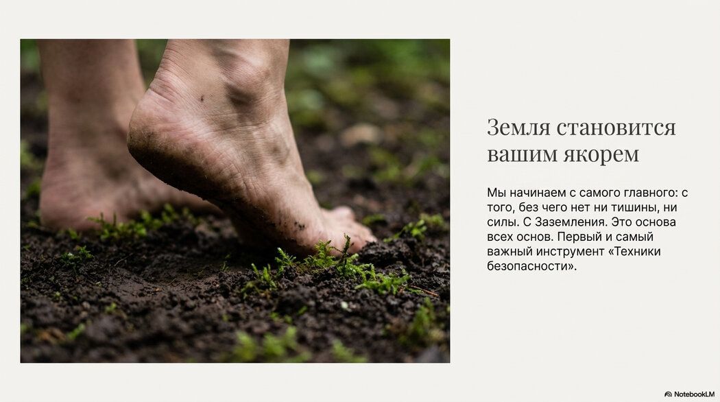 Заземление: Как оставаться на грешной земле в бурном мире