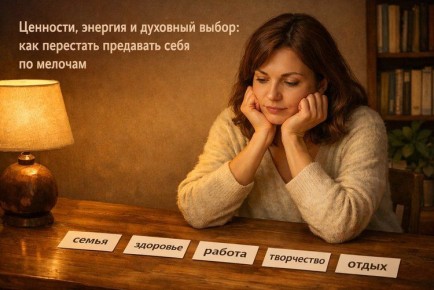 Ценности, энергия и выбор в повседневной жизни